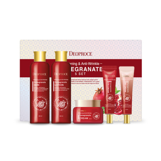 DEOPROCE Whitening & Anti-Wrinkle Pomegranate 5 Set 