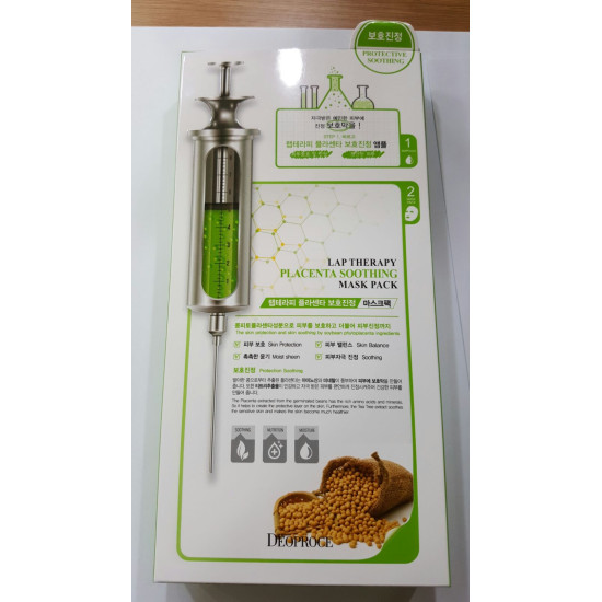Deoproce Lap Therapy Placenta Soothing Mask Pack 5 ea