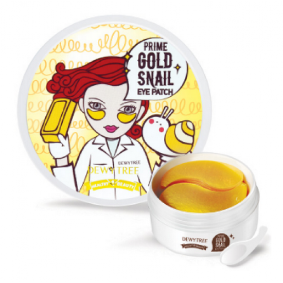 DEWYTREE Prime Gold Snail Eye Patch 60ea - патчи с экстрактом золота и улитки