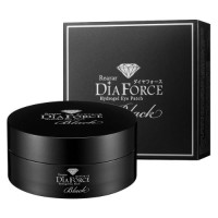 Dia Force Black Hydro Gel REye Patch (60p) Big Size Патчи с экстрактом...