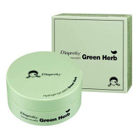 Diapretty Hydrogel eye patch green herb 60 ea in 1.