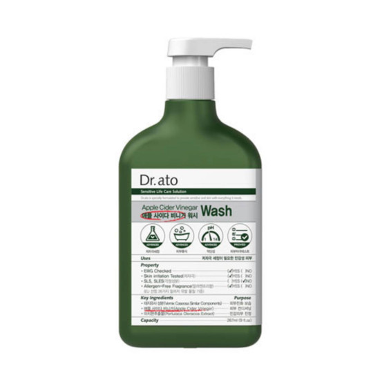 Dr.ato Apple Cider Vinegar Wash 267ml