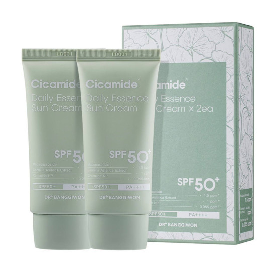 Dr. Banggiwon Cicamide Daily Essence Sun Cream SPF50+ PA++++ Set