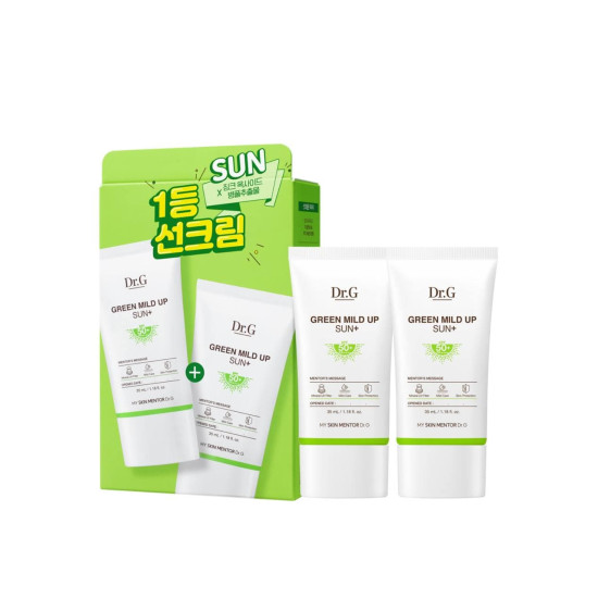 Dr.G Green Mild Up Sun Plus SPF50+ PA++++ 2еа х 35ml