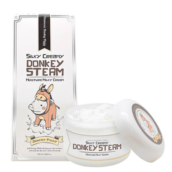 Elizavecca Silky Creamy Donkey Steam Moisture Milky Cream 100ml. 