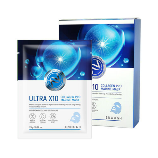 ENOUGH Ultra X10 Collagen Pro Marine Mask Pack 25g x 10ea