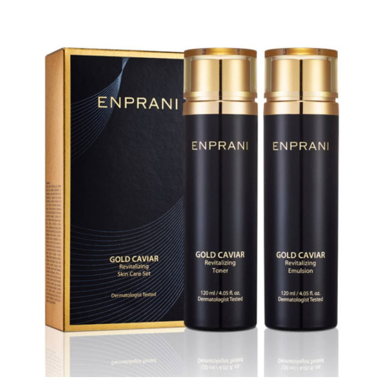 ENPRANI Gold Caviar Revitalizing Skin Care Set 2ea 