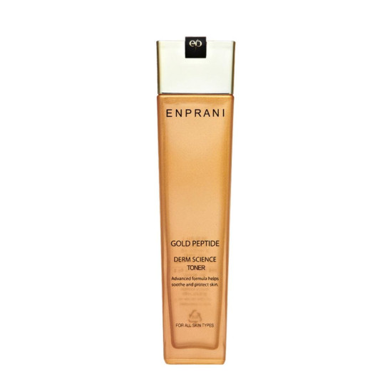 Enprani Gold Peptide Derm Science Toner 150ml - Антивозрастной тонер золотом и пептидами 150мл