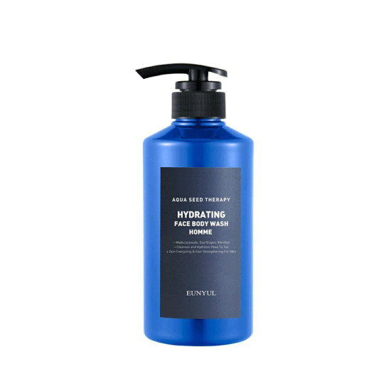 EUNYUL  Aqua Seed Therapy Hydrating Face Body Wash Homme 500g
