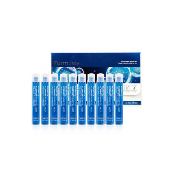 FarmStay COLLAGEN WATER FULL TREATMENT HAIR FILLER 13mlx10