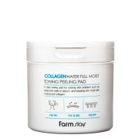 Farmstay Collagen Water Full Moist Toning Peeling Pad 70еа