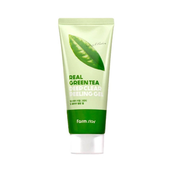 FarmStay Real Green Tea Deep Clear Peeling Gel 100ml 