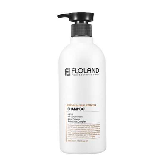 FLOLAND Premium Silk Keratin Shampoo 530ml