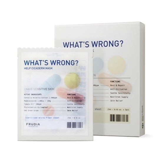 Frudia What's Wrong Help Cicaderm Mask 5ea x 27ml