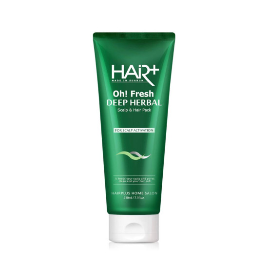 Hair Plus Oh Fresh Deep Herbal Scalp Hair Pack 210ml