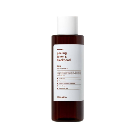 Hanskin Peeling Toner &Blackhead BHA 250ml 