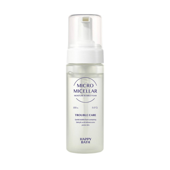 Happy Bath Micro Micellar Moisture Bubble Foam Trouble Care 150ml 