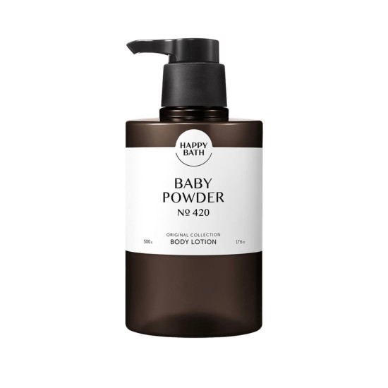 Happy Bath Original Collection Body Lotion Baby Powder 500ml 