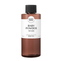 Happy Bath Original Collection Body Oil Baby Powder 250ml 