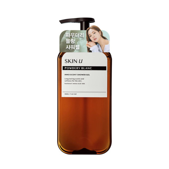 Happy Bath Skin U Inno Scent Shower Gel Powdery Blanc 500ml 