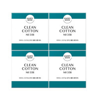 Happy Bath Soap Clear Cotton 4ea x 90g