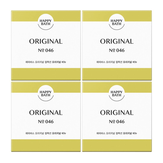 Happy Bath Soap Original 4ea x 90g
