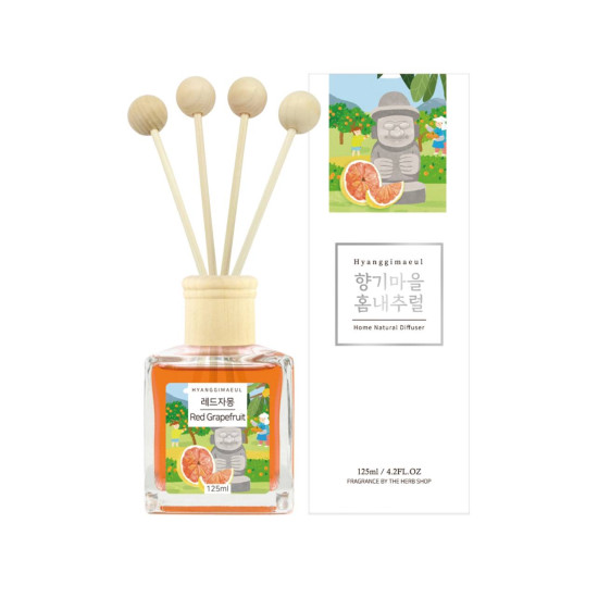Hyanggimaeul Fragrance Village Home Natural Diffuser Red Grapefruit 125ml 