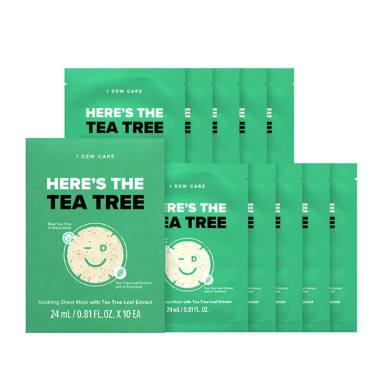 I DEW CARE Here's the Tea Tree Mask 10ea x 24ml 