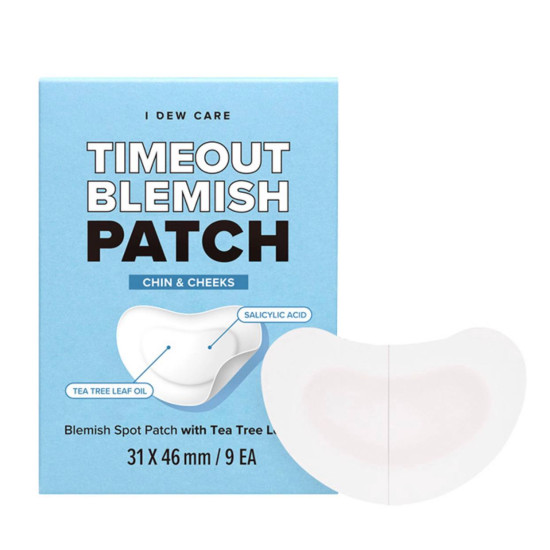 I DEW CARE TIMEOUT BLEMISH PATCH CHIN and CHEEKS 46mm x 31ea