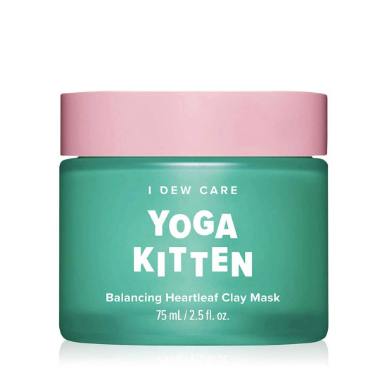 I DEW CARE Yoga Kitten Balancing Heartleaf Clay Mask 75ml 