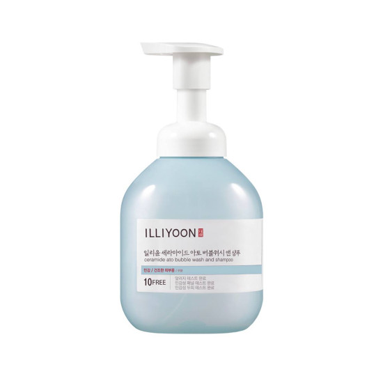 Illiyoon Ceramide Ato Bubble Wash and Shampoo 400ml