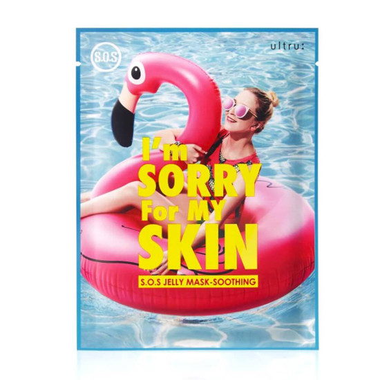 I'm Sorry for My Skin S.O.S Jelly Mask-Soothing Flamingo 10ea x 33ml
