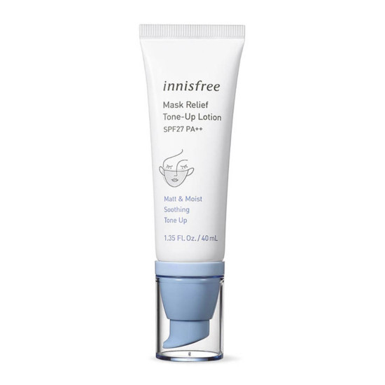 INNISFREE MASK RELIEF TONE-UP LOTION SPF27 PA++ 40ml 