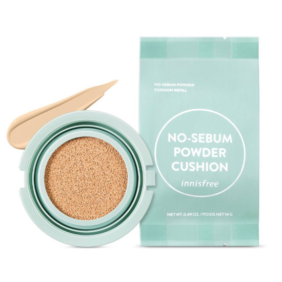 Innisfree No Sebum Powder Cushion No.21N Refill 14g 