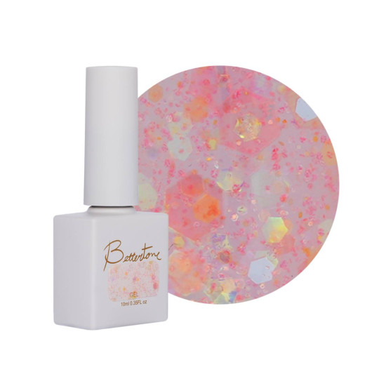 Ivit Better Tone Juicy Glitter Gel Nail Polish BJ-02 10ml 