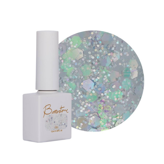 Ivit Better Tone Juicy Glitter Gel Nail Polish BJ-03 10ml 
