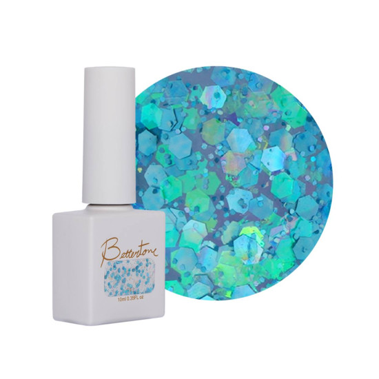 Ivit Better Tone Juicy Glitter Gel Nail Polish BJ-07 10ml 