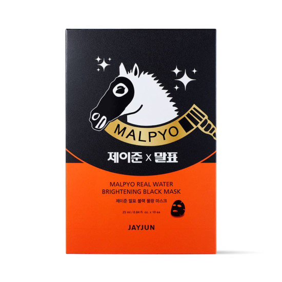 JAYJUN Malpyo Real Water Brightening Black Mask 10ea x 25ml 