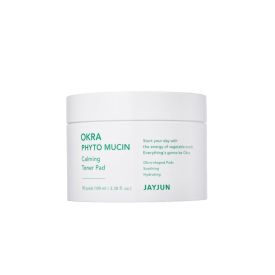 JayJun Okra Phyto Mucin Calming Toner Pad 100ml