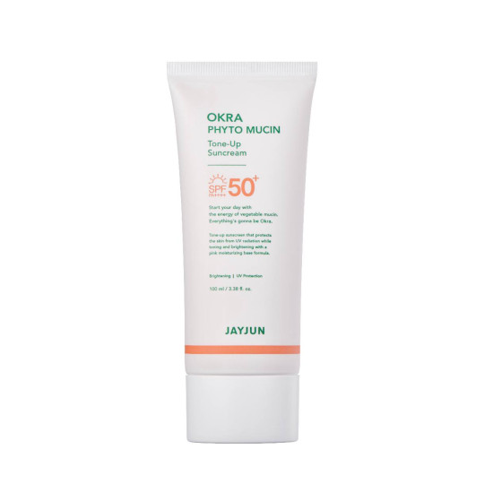 JayJun Okra Phyto Mucin Tone-Up Sun Cream 100ml SPF50+ PA++++ 100ml 