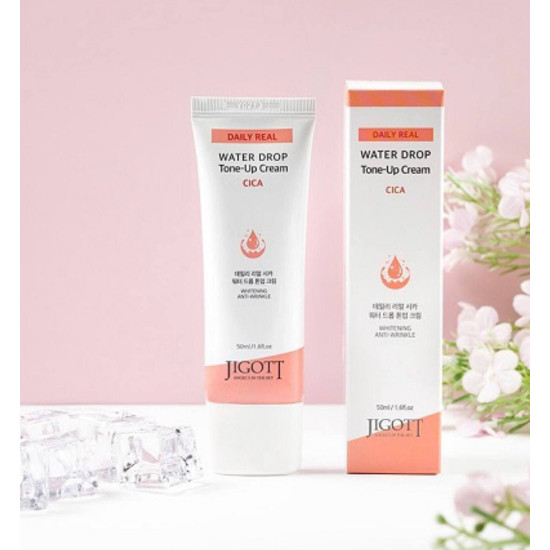 Jigott Daily Real Cica Water Drop Tone Up Cream 50ml 