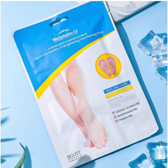 Jigott Vita Solution 12 Brightening Foot Peeling Pack 30ml