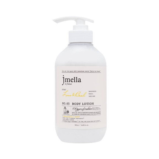 JMELLA In France Body Lotion Lime and Basil 500ml 