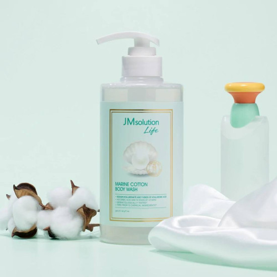 JM Solution Life Marine Cotton Body Wash 500ml 