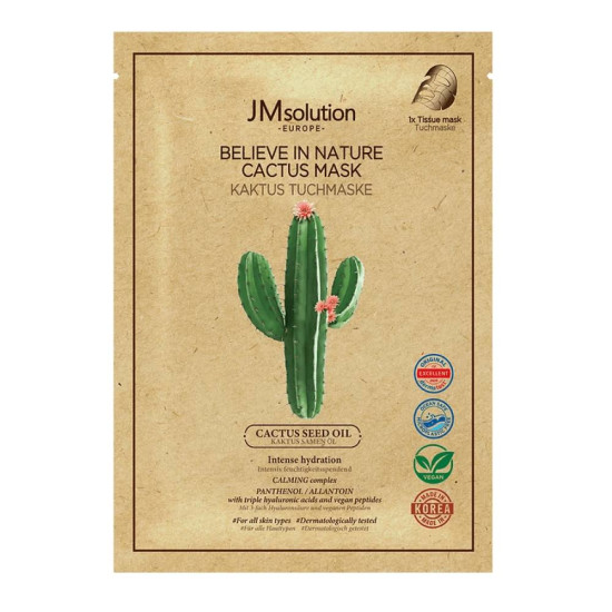 JMsolution Believe in Nature Cactus Mask 10ea x 30ml