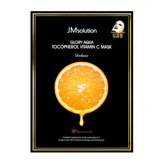 JMsolution Glory Aqua Tocopherol Vitamin C Mask Deluxe 10ea in 1 