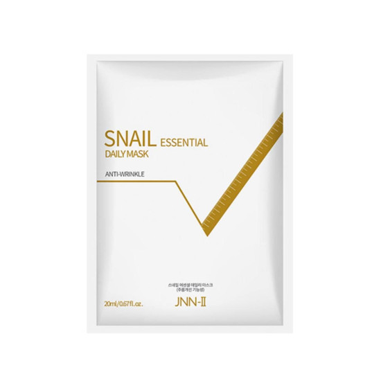 JNN-II Snail Anti-Wrinkle Essential Daily Mask 10ea x 20ml