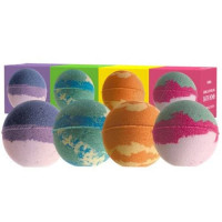 KUNDAL Bubble & Sparkling Bath Bomb Space Collection 4еа