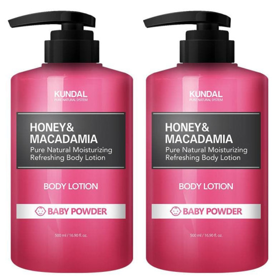 Kundal Honey & Macadamia Pure Body Lotion Cherry Blossom 2ea x 500ml 