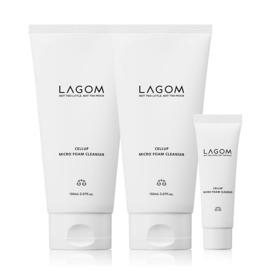 Lagom Cellup Micro Foam Cleanser Set 
